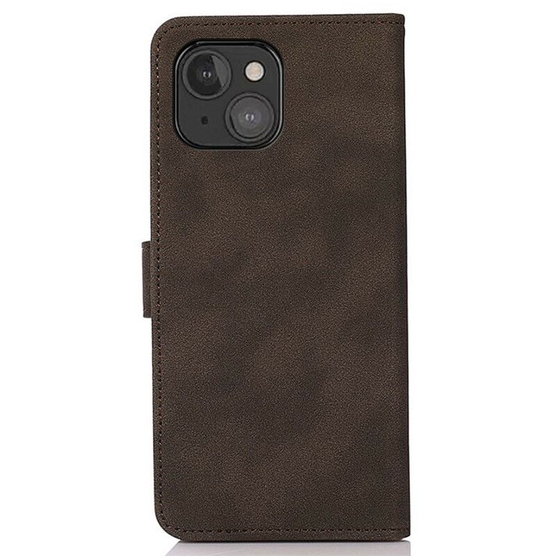 Kotelot iPhone 13 Mini Puhelinkuoret Leather Effect Fashion Khazneh