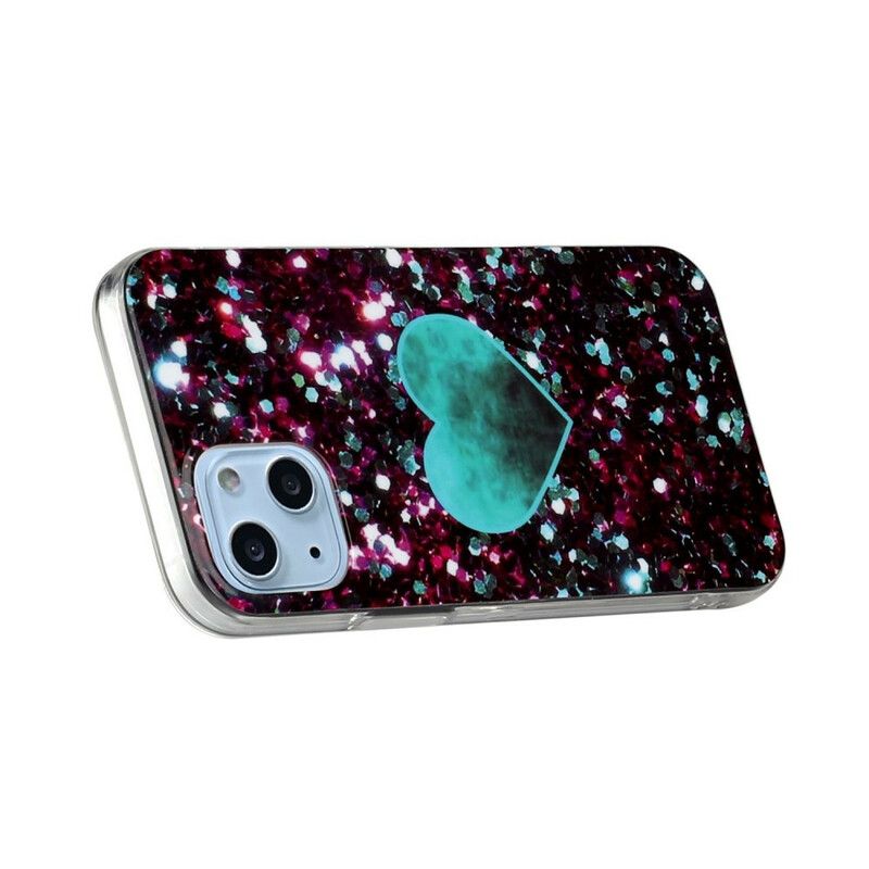 Kuori Case iPhone 13 Mini Puhelinkuoret Glitter Marble