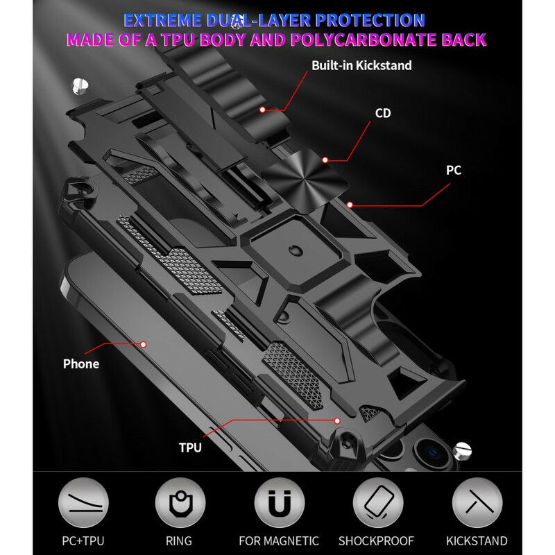 Kuori Case iPhone 13 Mini Puhelinkuoret Irrotettava Resistant Military