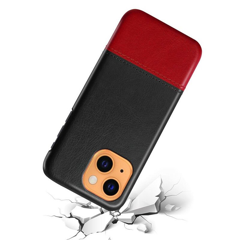 Kuori iPhone 13 Mini Bicolor Leather Effect Ksq