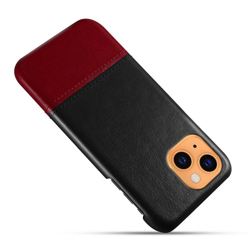 Kuori iPhone 13 Mini Bicolor Leather Effect Ksq