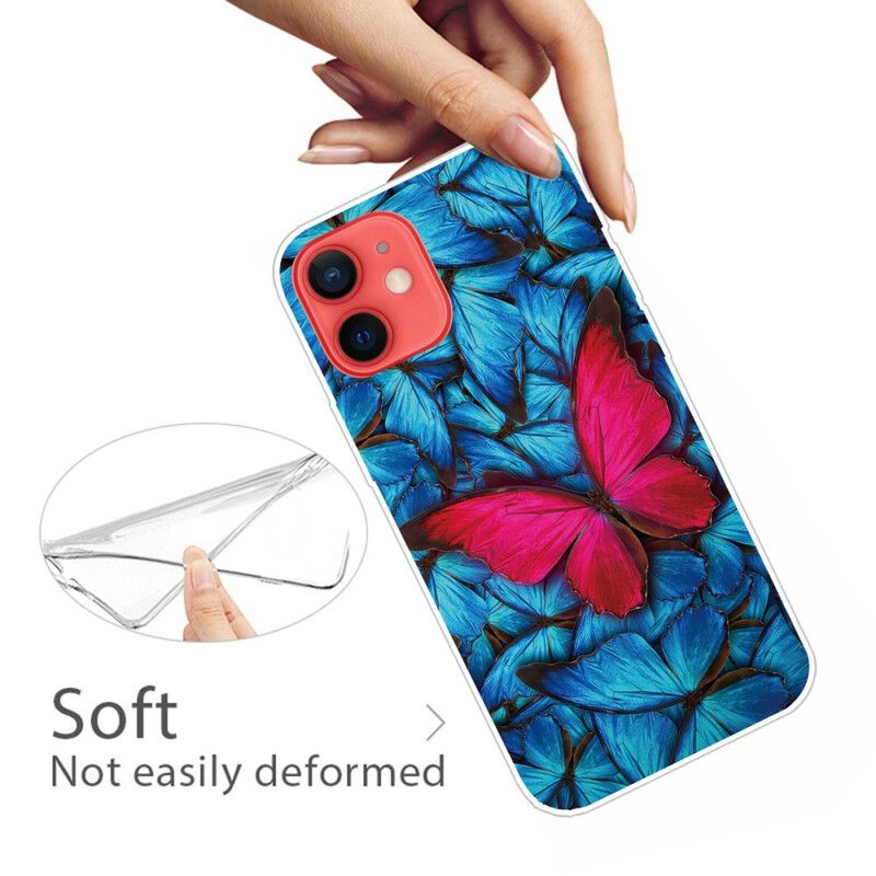 Kuori iPhone 13 Mini Butterfly Letku Suojakuori