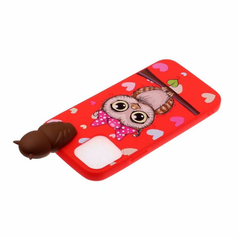 Kuori iPhone 13 Mini Neiti Owl 3d