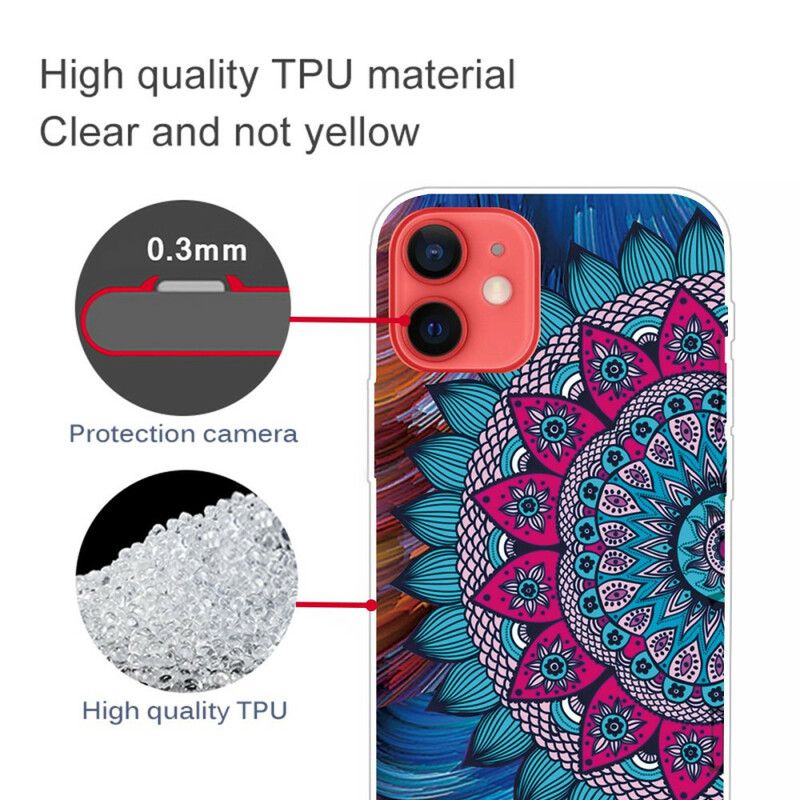 Kuori iPhone 13 Mini Värikäs Mandala Suojakuori