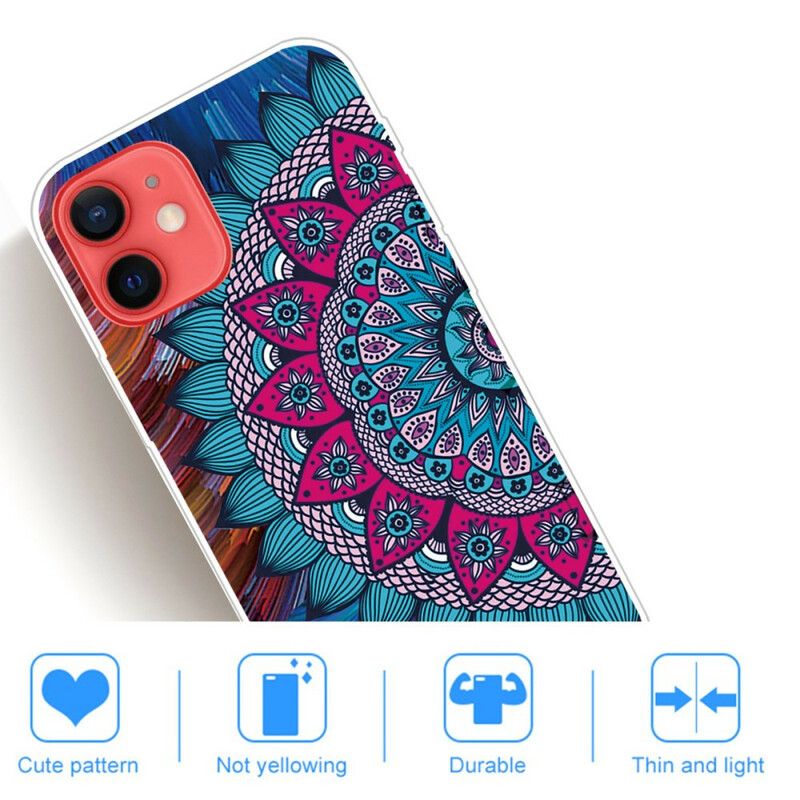 Kuori iPhone 13 Mini Värikäs Mandala Suojakuori