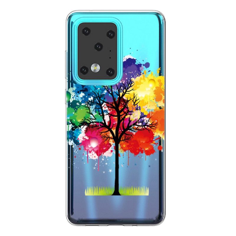 Case Kuoret Samsung Galaxy S20 Ultra Puhelinkuoret Läpinäkyvä Vesiväripuu