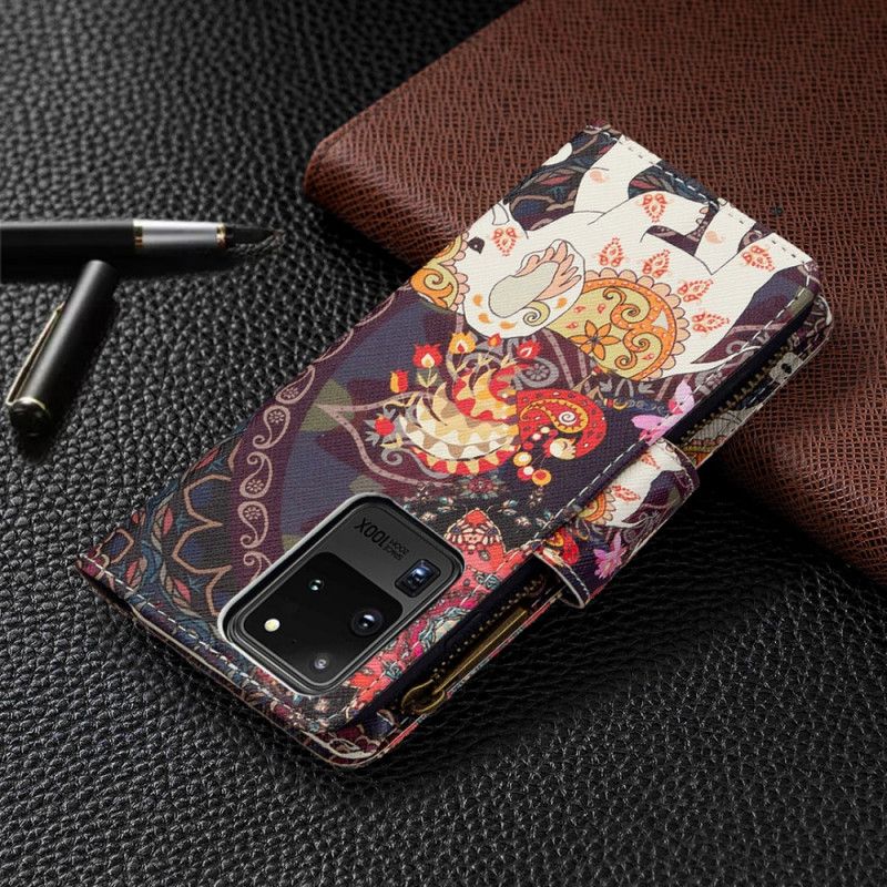 Flip Case Samsung Galaxy S20 Ultra Norsun Vetoketjutasku