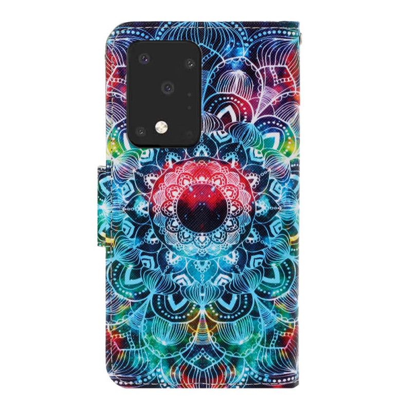 Flip Case Samsung Galaxy S20 Ultra Räikeä Mandala Tangalla