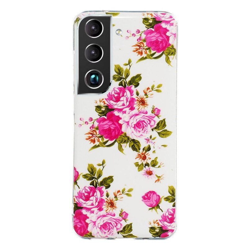 Case Samsung Galaxy S22 5G Fluoresoivat Liberty Flowers