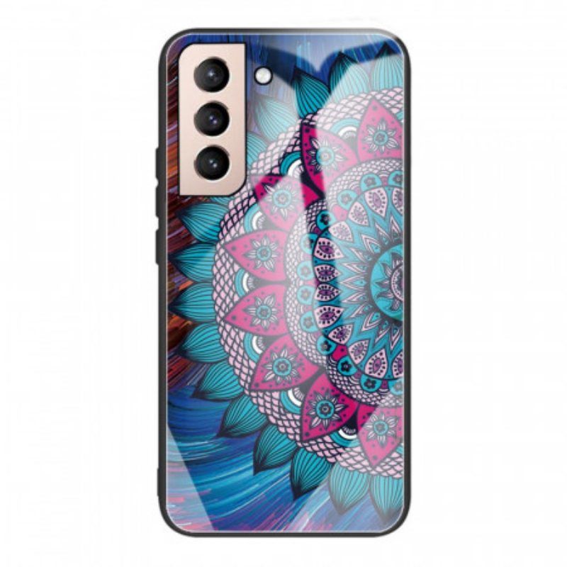 Case Samsung Galaxy S22 5G Mandala Karkaistu Lasi