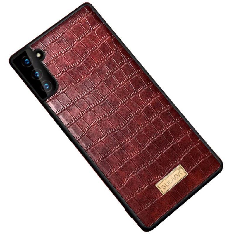 Case Samsung Galaxy S22 5G Sulada Crocodile Skin Effect