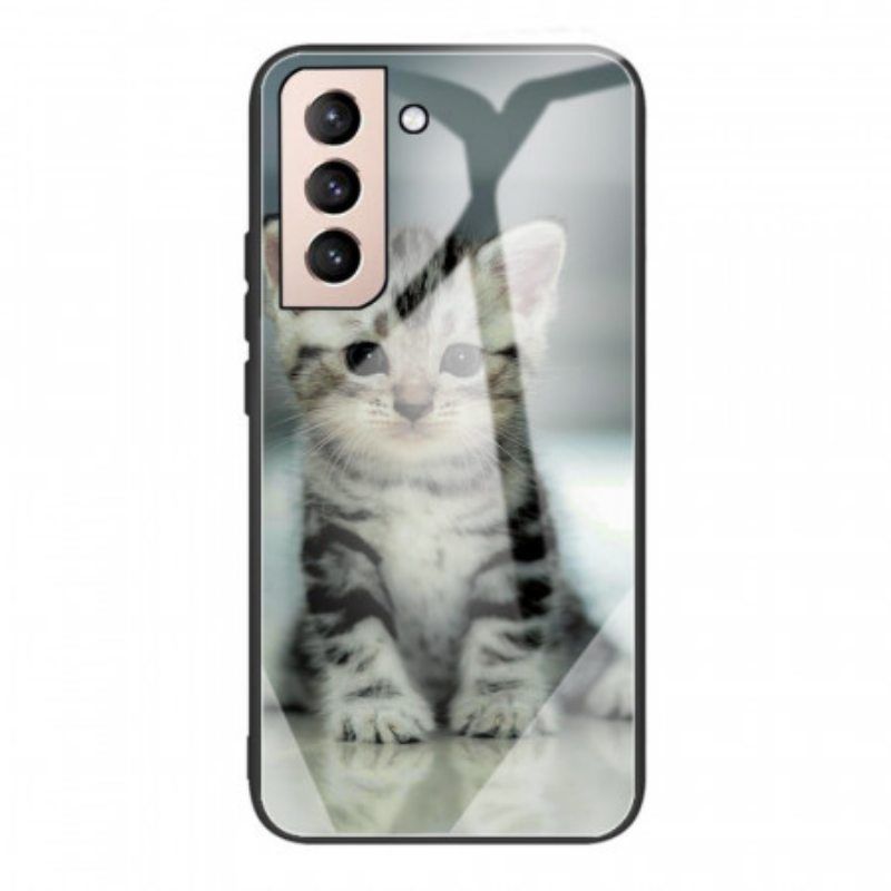 Kuori Samsung Galaxy S22 5G Kitten Karkaistu Lasi