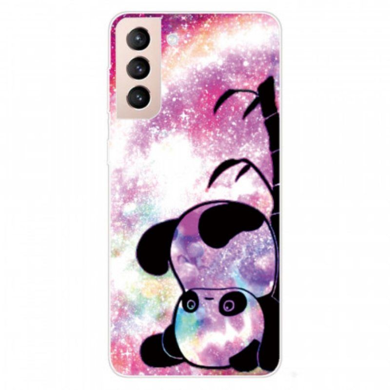 Kuori Samsung Galaxy S22 5G Panda Ja Bambu