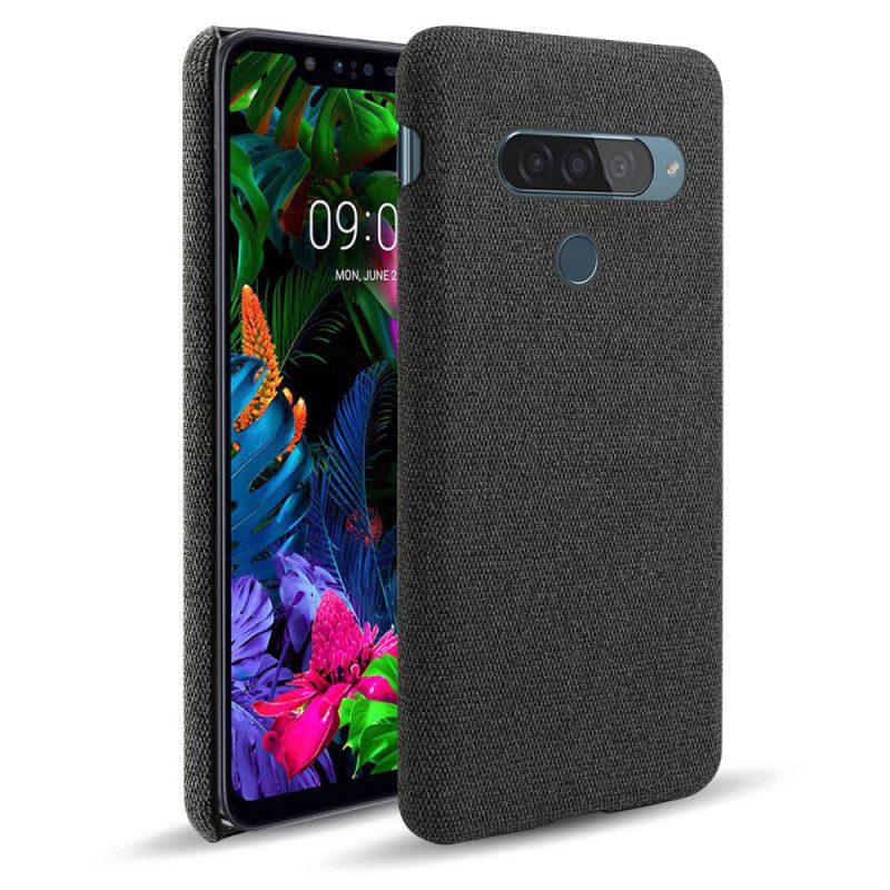 Case Kuoret ThinQ LG G8S ThinQ Punainen Musta Puhelinkuoret Ksq-Kankaan Rakenne