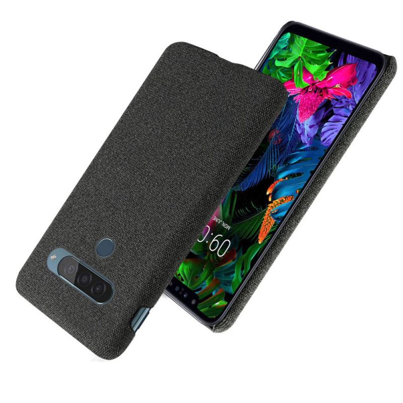 Case Kuoret ThinQ LG G8S ThinQ Punainen Musta Puhelinkuoret Ksq-Kankaan Rakenne