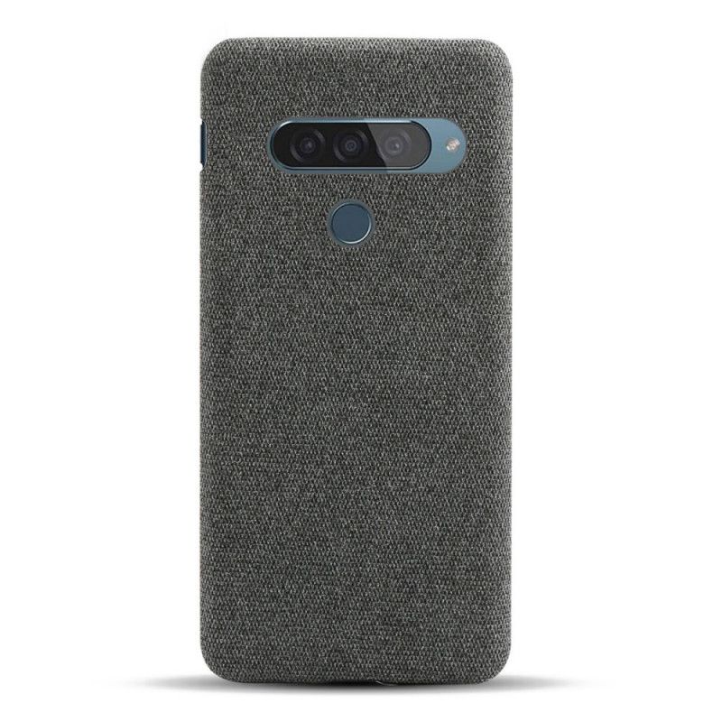 Case Kuoret ThinQ LG G8S ThinQ Punainen Musta Puhelinkuoret Ksq-Kankaan Rakenne