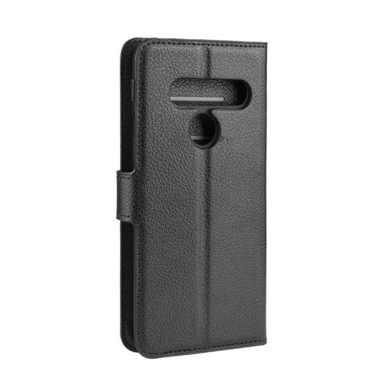 Flip Case ThinQ LG G8S ThinQ Valkoinen Musta Klassikko