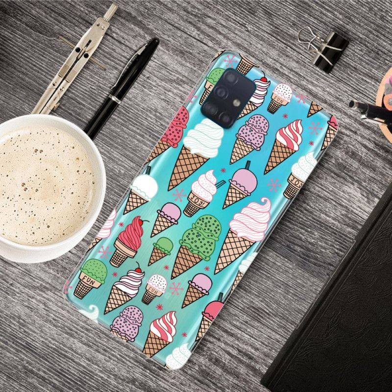 Case Kuoret Samsung Galaxy A71 Puhelinkuoret Kermajäätelö