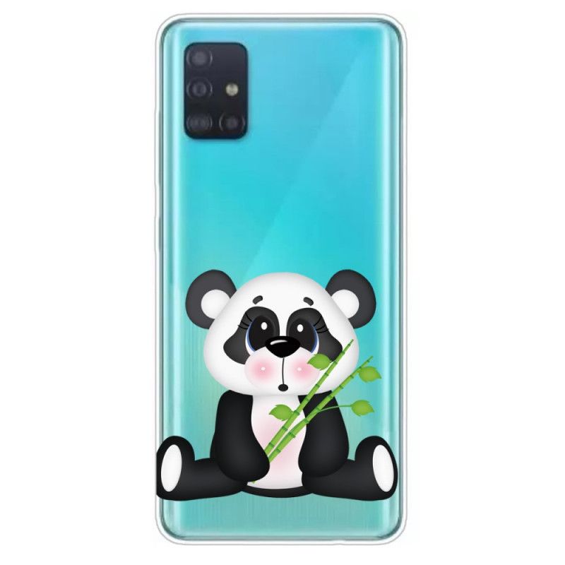 Case Kuoret Samsung Galaxy A71 Puhelinkuoret Läpinäkyvä Surullinen Panda