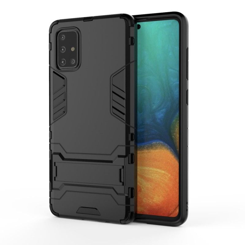 Case Kuoret Samsung Galaxy A71 Punainen Musta Puhelinkuoret Erittäin Kestävä Kieli