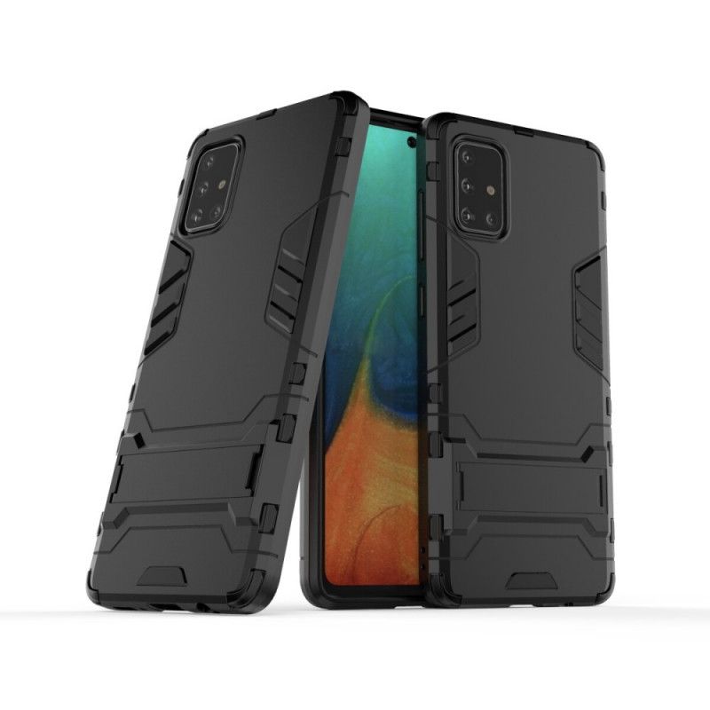 Case Kuoret Samsung Galaxy A71 Punainen Musta Puhelinkuoret Erittäin Kestävä Kieli