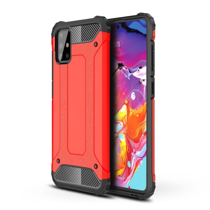 Case Kuoret Samsung Galaxy A71 Punainen Musta Puhelinkuoret Perhe