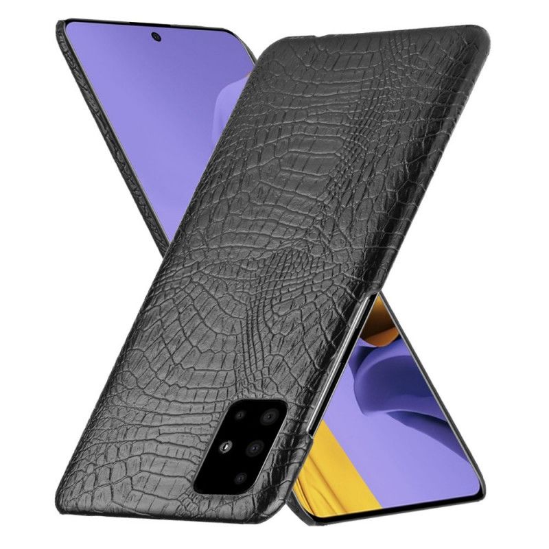 Case Kuoret Samsung Galaxy A71 Valkoinen Musta Puhelinkuoret Krokotiilin Ihovaikutus