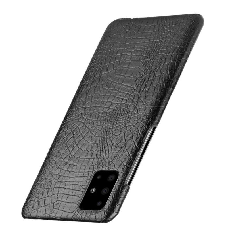 Case Kuoret Samsung Galaxy A71 Valkoinen Musta Puhelinkuoret Krokotiilin Ihovaikutus