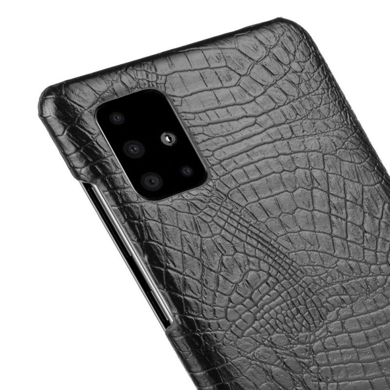 Case Kuoret Samsung Galaxy A71 Valkoinen Musta Puhelinkuoret Krokotiilin Ihovaikutus