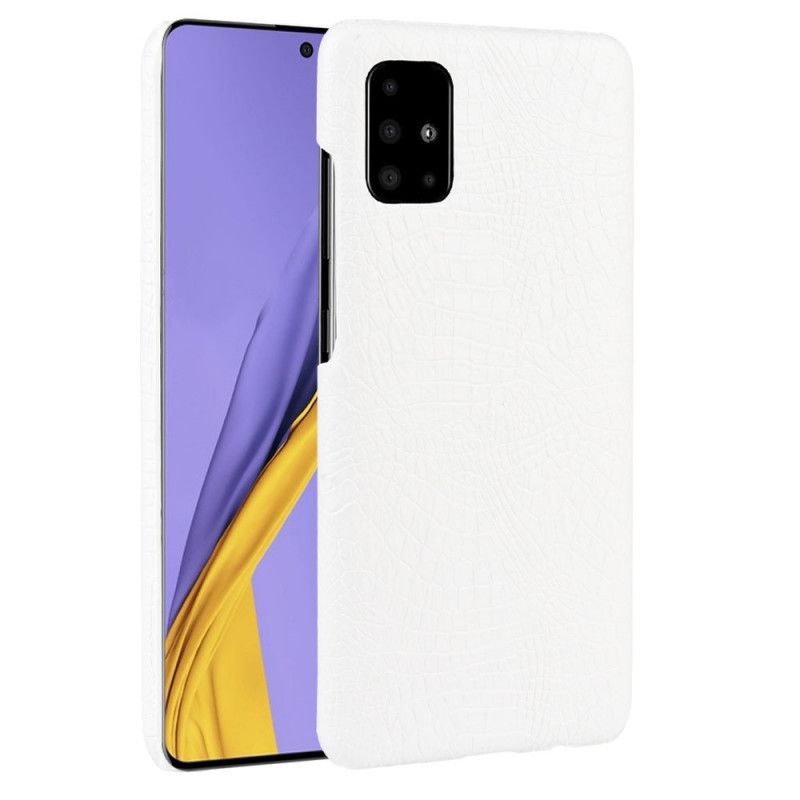 Case Kuoret Samsung Galaxy A71 Valkoinen Musta Puhelinkuoret Krokotiilin Ihovaikutus