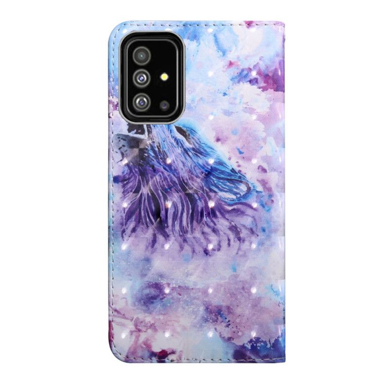 Flip Case Samsung Galaxy A71 Vesiväri Susi