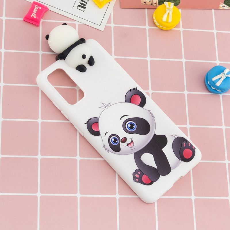 Kuori Samsung Galaxy A71 3D Söpö Panda Suojakuori