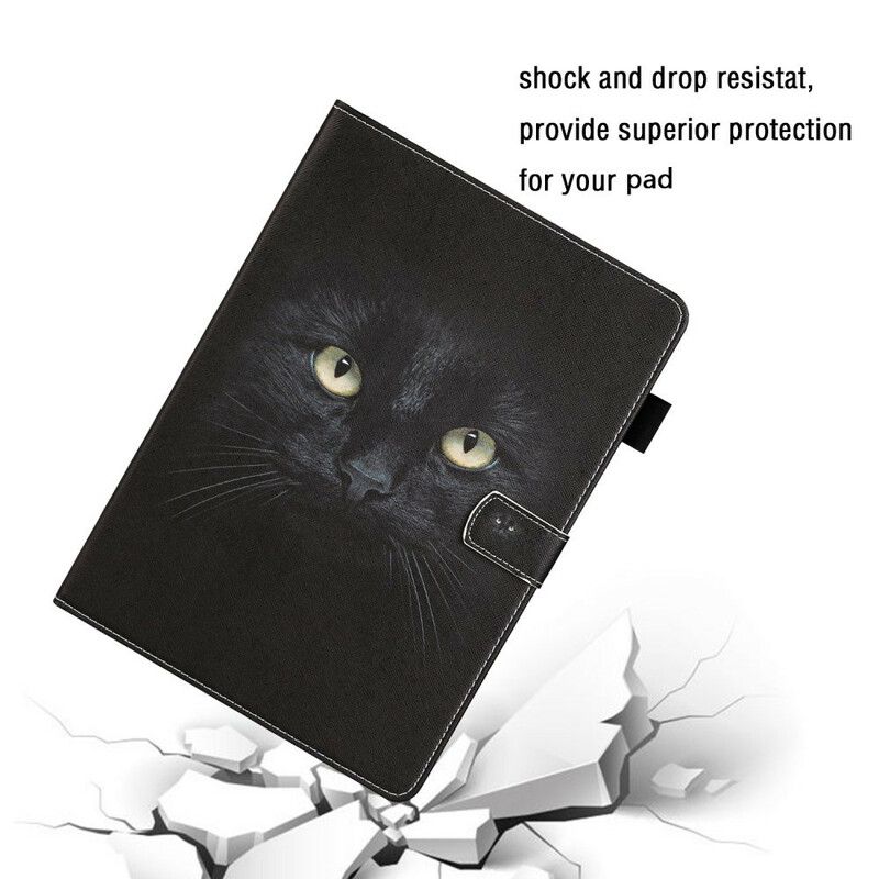 Flip Kotelot Samsung Galaxy Tab A7 Lite Black Cat Eyes Suojakuori