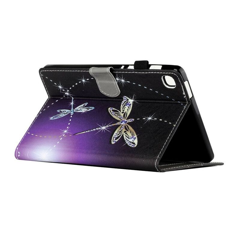 Flip Kotelot Samsung Galaxy Tab A7 Lite Dragonflies