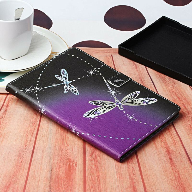 Flip Kotelot Samsung Galaxy Tab A7 Lite Dragonflies