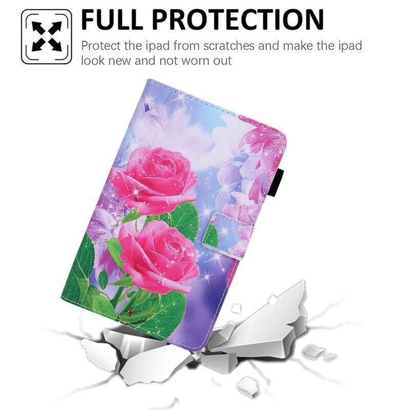 Flip Kotelot Samsung Galaxy Tab A7 Lite Dream Flowers Suojakuori