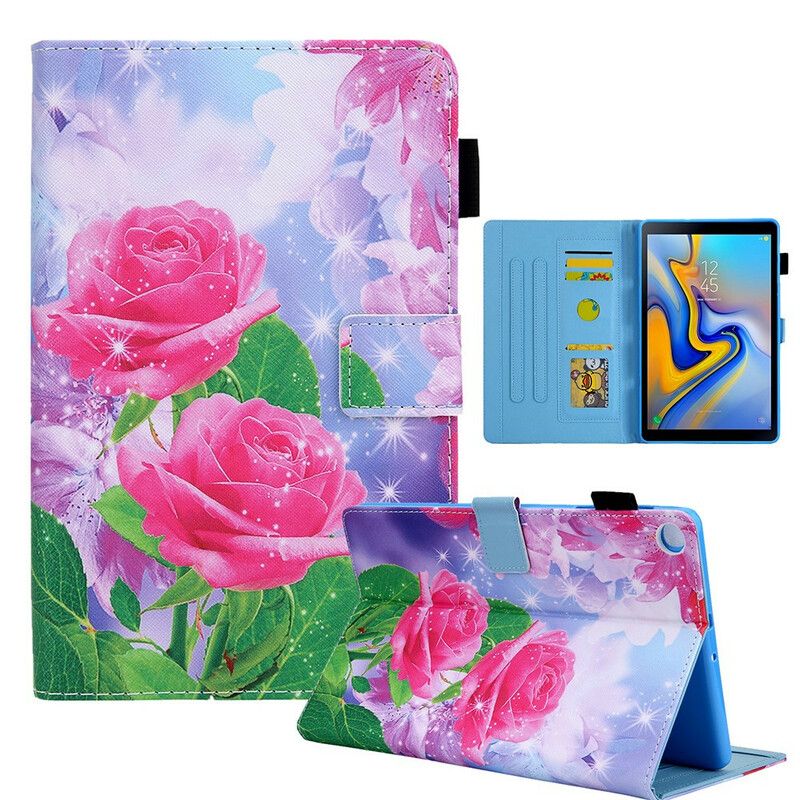 Flip Kotelot Samsung Galaxy Tab A7 Lite Dream Flowers Suojakuori