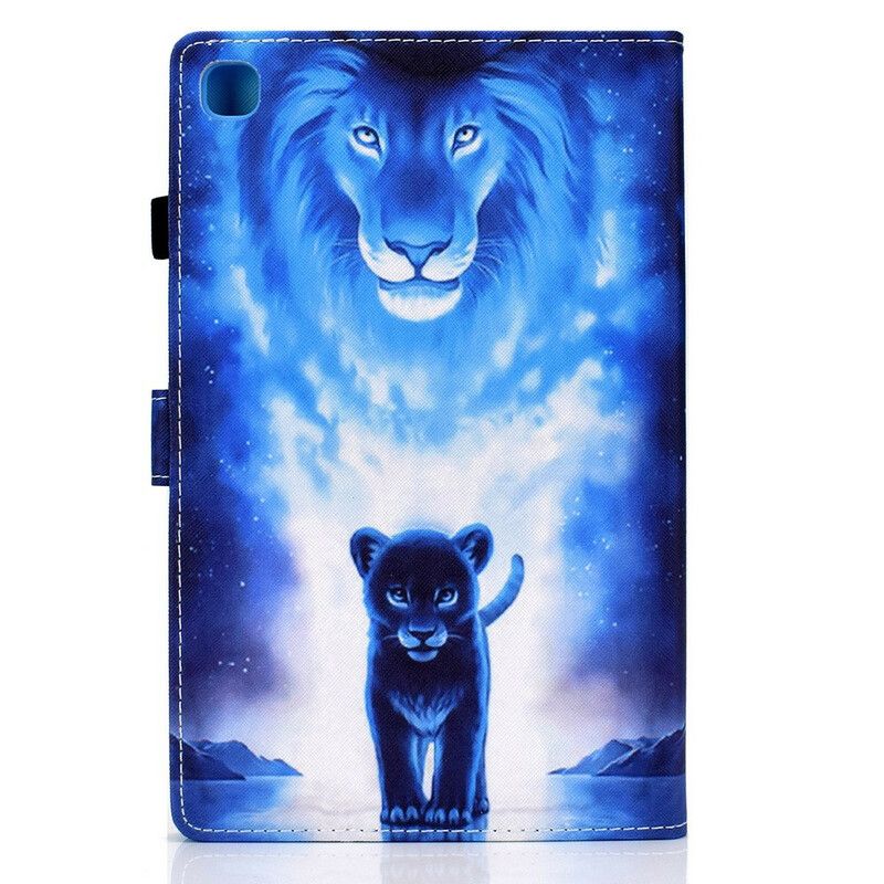 Flip Kotelot Samsung Galaxy Tab A7 Lite Dream Of Lion Cub Suojakuori