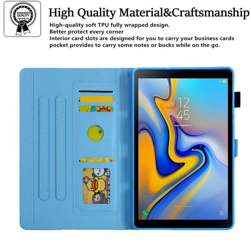 Flip Kotelot Samsung Galaxy Tab A7 Lite Marble Geometry Design