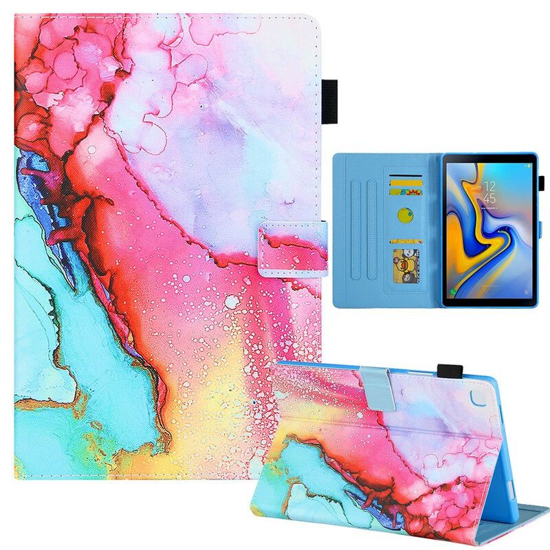 Flip Kotelot Samsung Galaxy Tab A7 Lite Marble Style Suojakuori