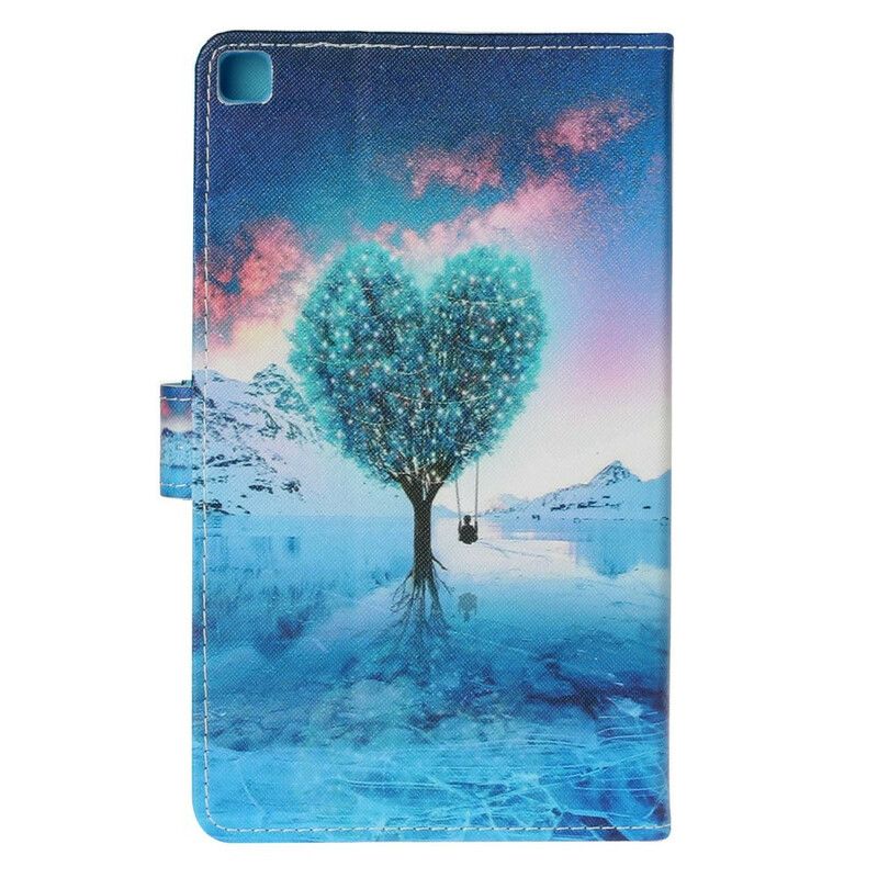 Flip Kotelot Samsung Galaxy Tab A7 Lite Tree Heart Suojakuori