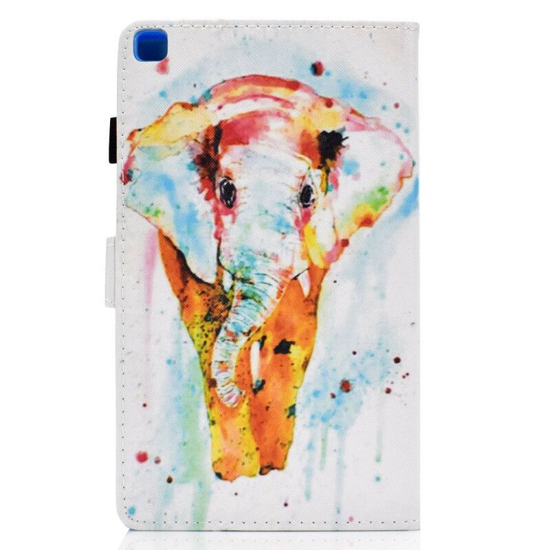 Flip Kotelot Samsung Galaxy Tab A7 Lite Watercolour Elephant Suojakuori