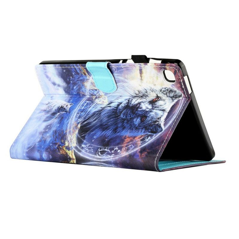 Flip Kotelot Samsung Galaxy Tab A7 Lite Wolf