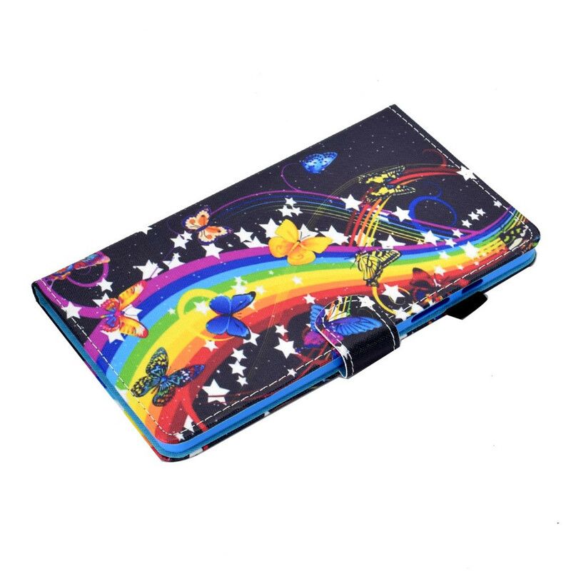 Kotelot Samsung Galaxy Tab A7 Lite Puhelinkuoret Rainbow Butterflies