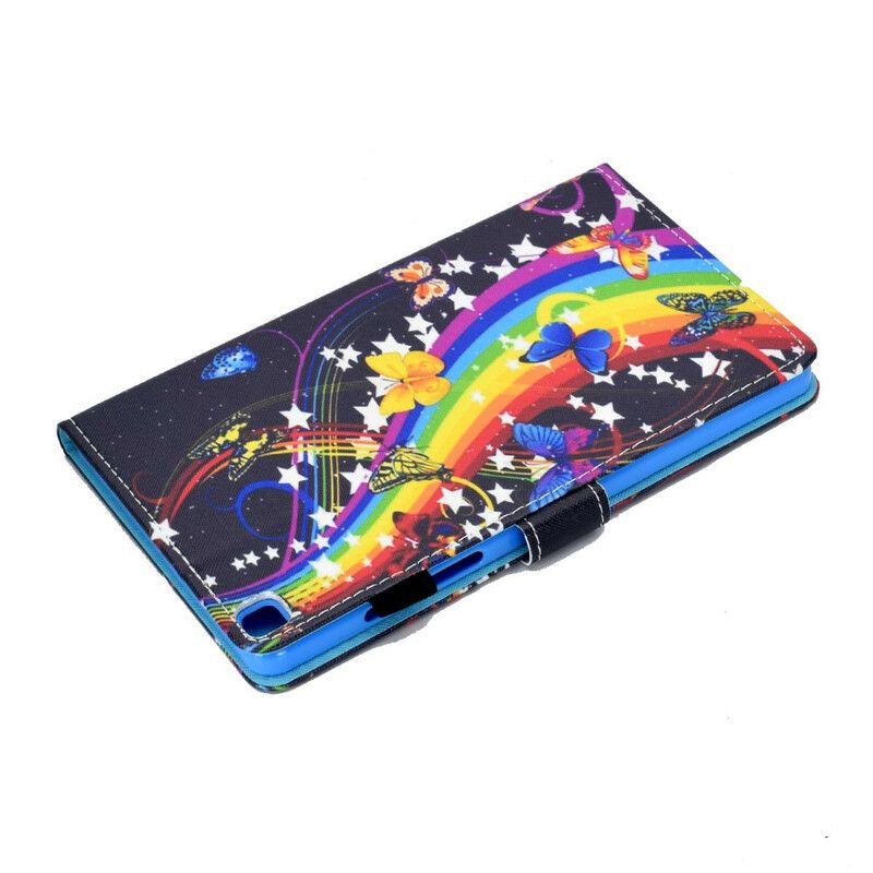 Kotelot Samsung Galaxy Tab A7 Lite Puhelinkuoret Rainbow Butterflies