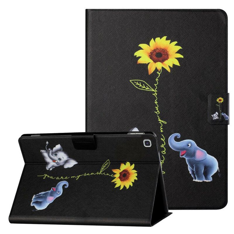 Kotelot Samsung Galaxy Tab A7 Lite Puhelinkuoret Sunflower Elephants