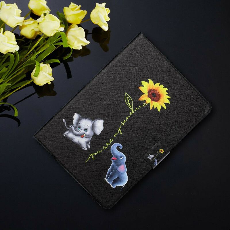 Kotelot Samsung Galaxy Tab A7 Lite Puhelinkuoret Sunflower Elephants