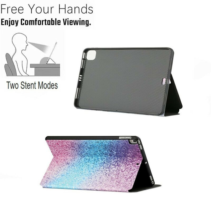 Smart Case Samsung Galaxy Tab A7 Lite Kaksi Läppäfantasiapaljettia