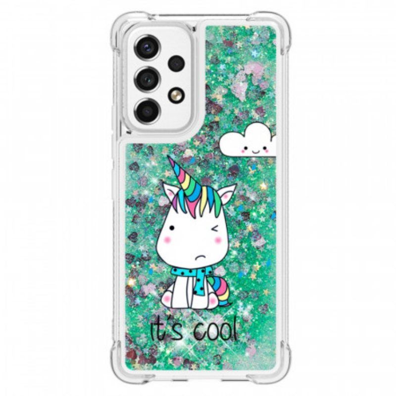 Case Samsung Galaxy A53 5G Glitter Unicorn