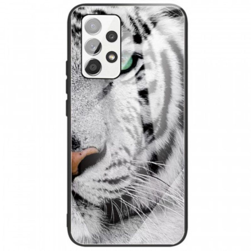 Case Samsung Galaxy A53 5G Tiger Karkaistu Lasi